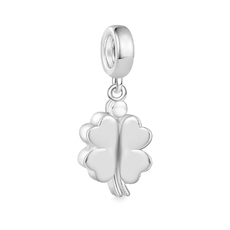 Openable Four-leaf Clover Pendant