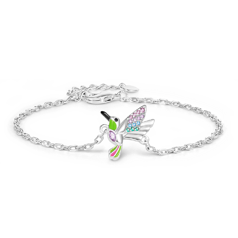 Adjustable Hummingbird Bracelet