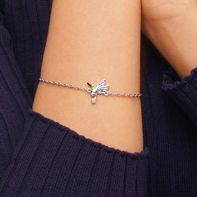 Adjustable Hummingbird Bracelet
