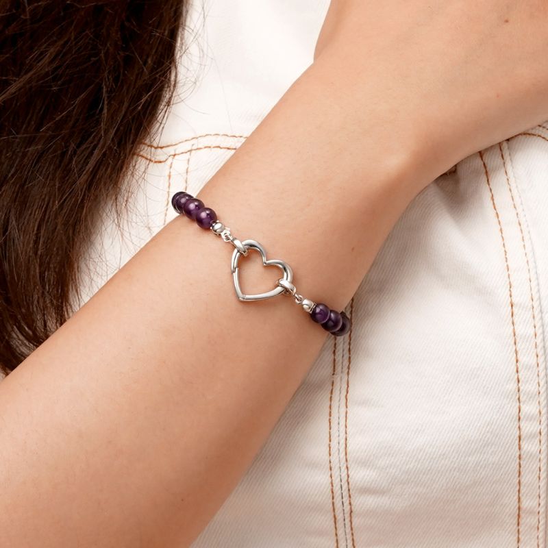 Amethyst Stretch Bracelet