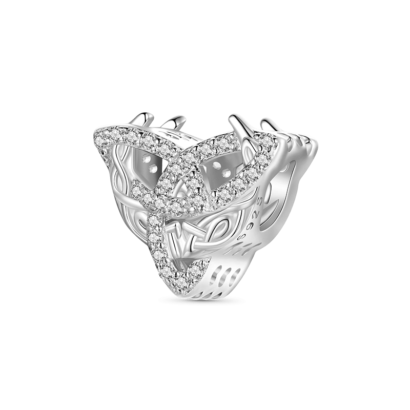 Celtic Moon Knot Charm