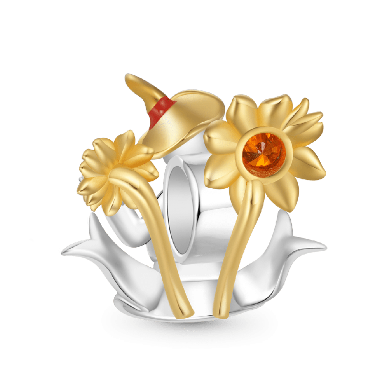 Scarecrow Sunflower Charm