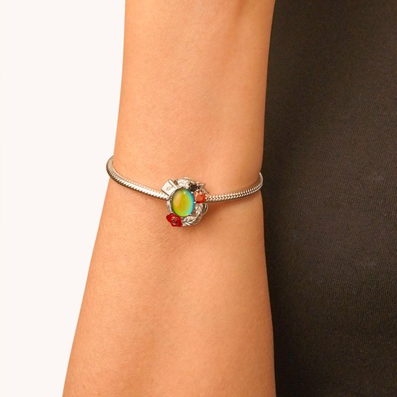 Red Rose Magic Mood Charm