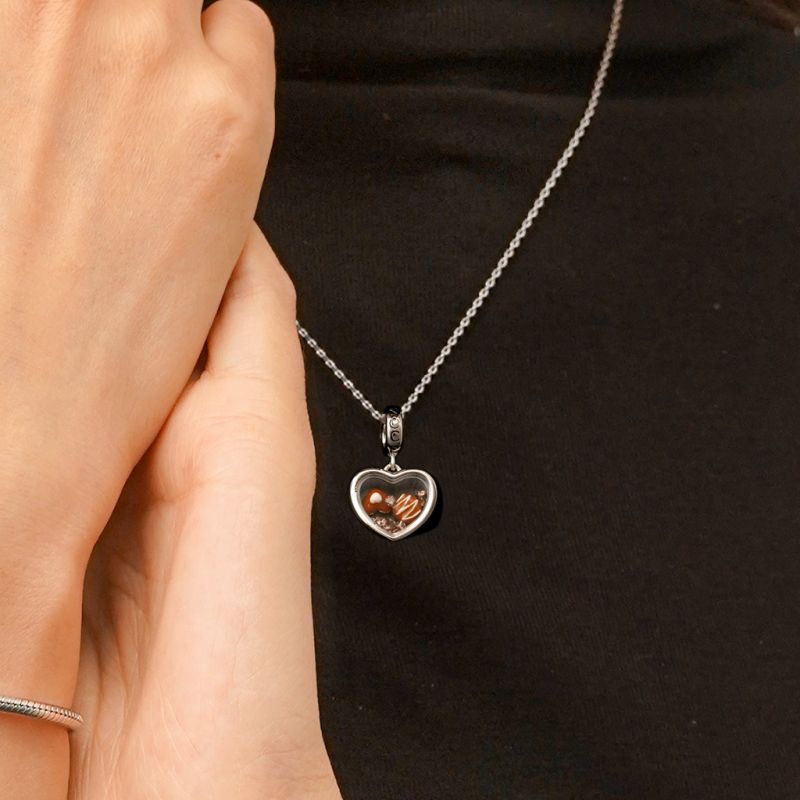 Heart Chocolate Pendant