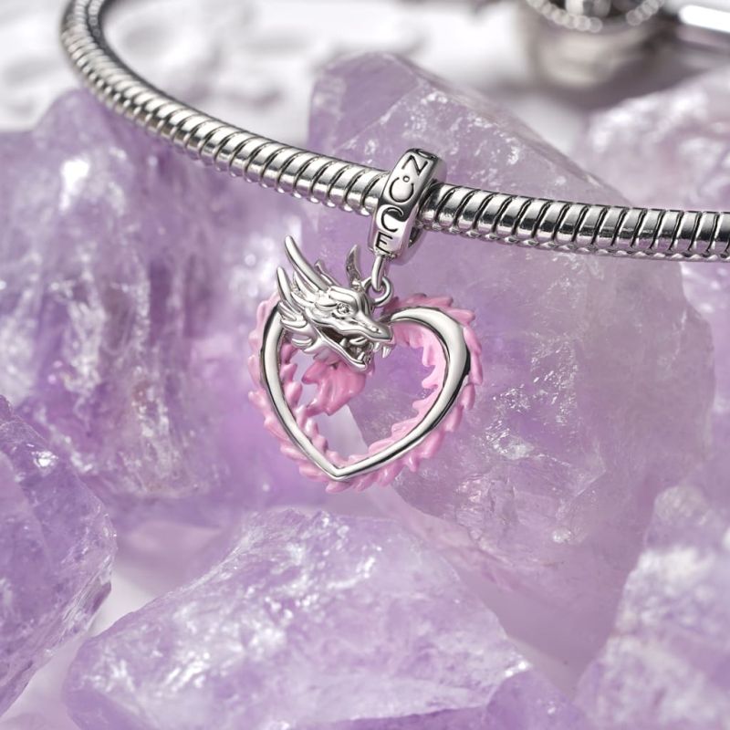 Heart Dragon Pendant