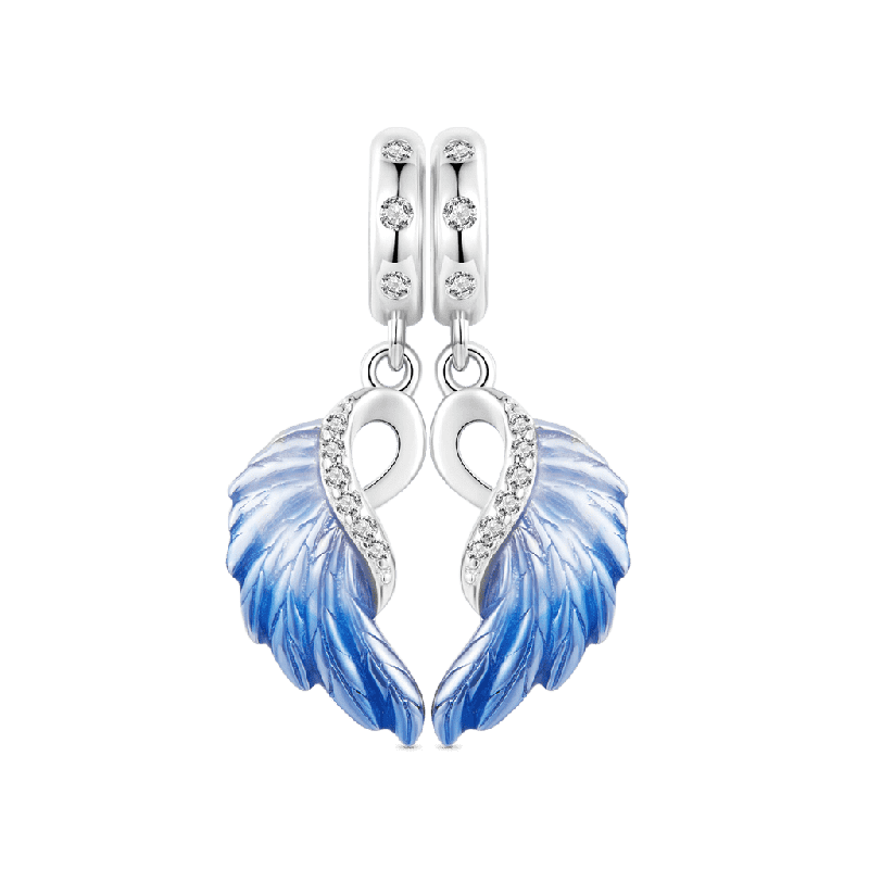 Blue Wings Double Pendant