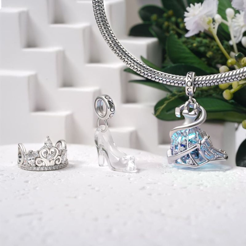 Cinderella Glass Slipper Pendant