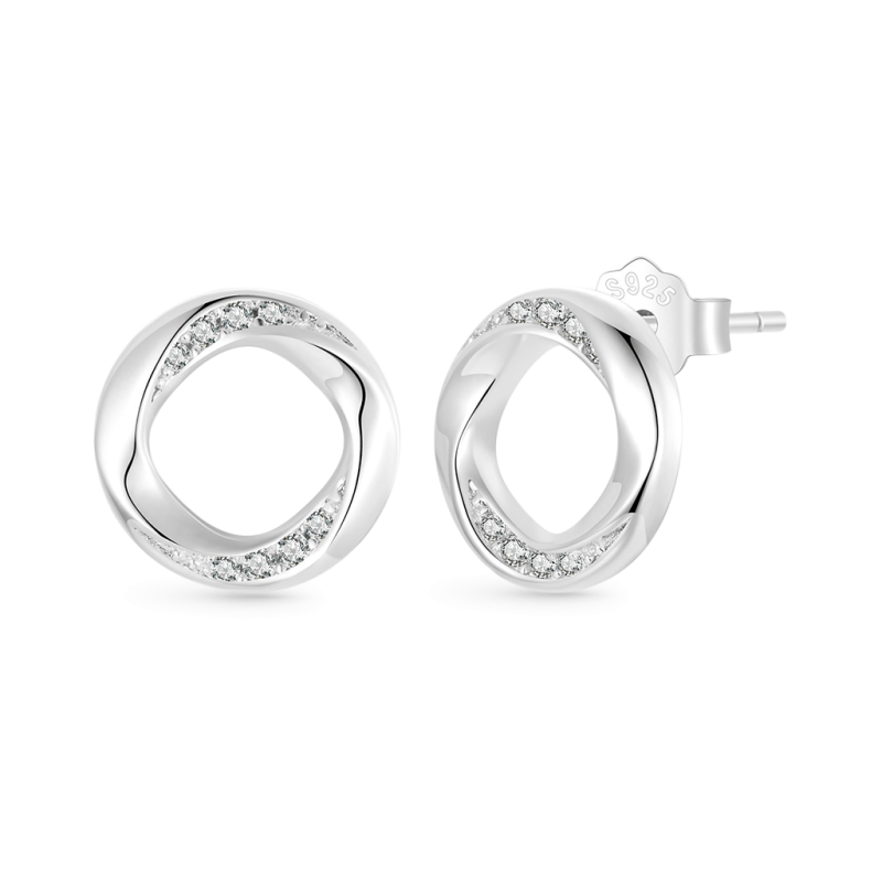 Mobius Ring Earrings