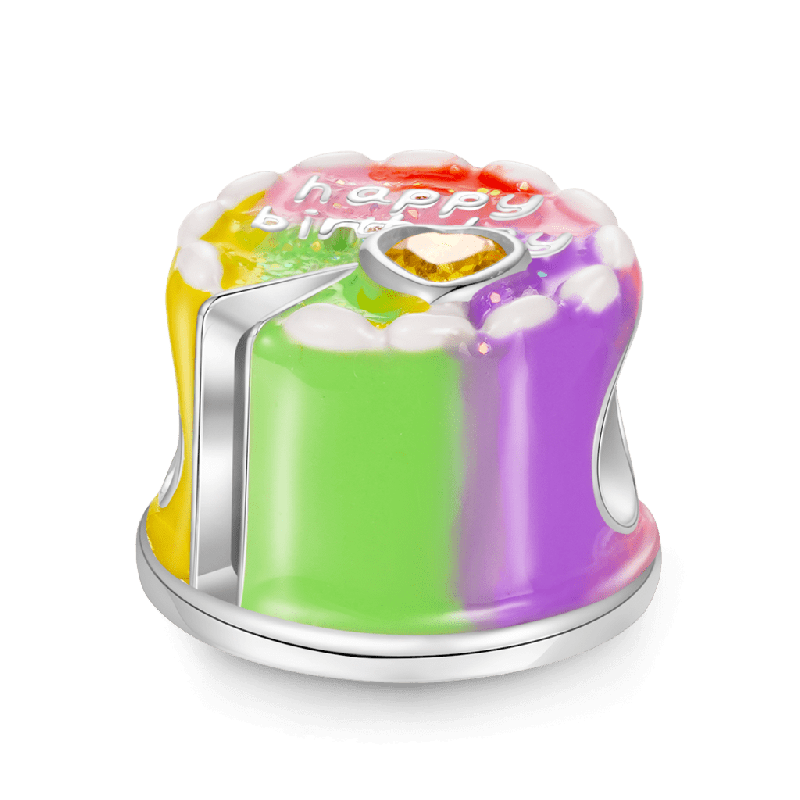 Engravable Birthday Cake Charm