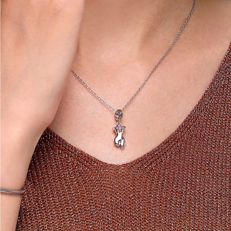 Girl Power Human Body Pendant
