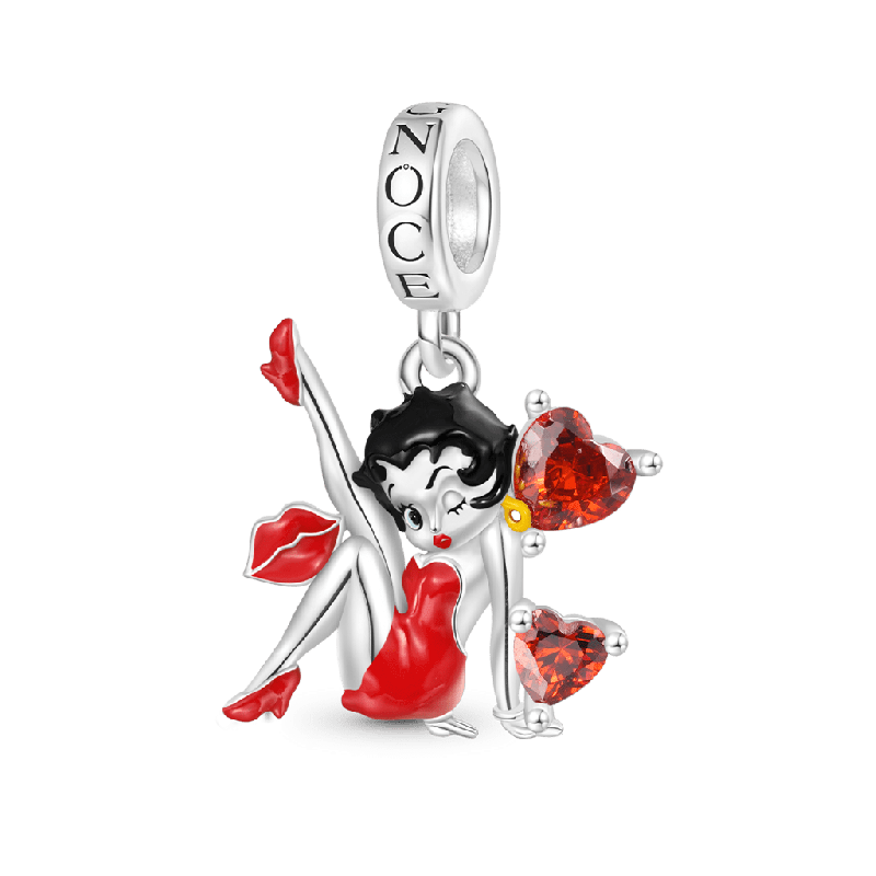 Red Dress Betty Boop Pendant
