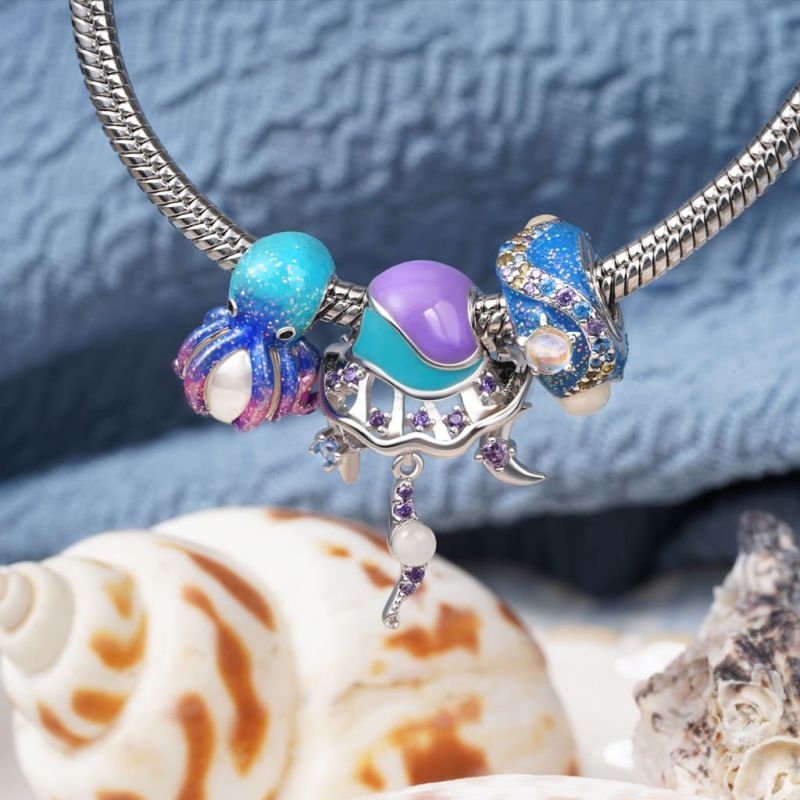 Glow-in-the-Dark Jellyfish Charm