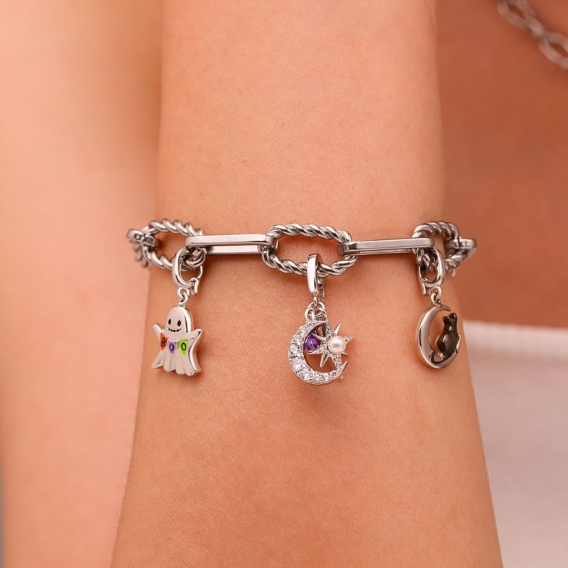 Moon Star Clasp Clusters Charm