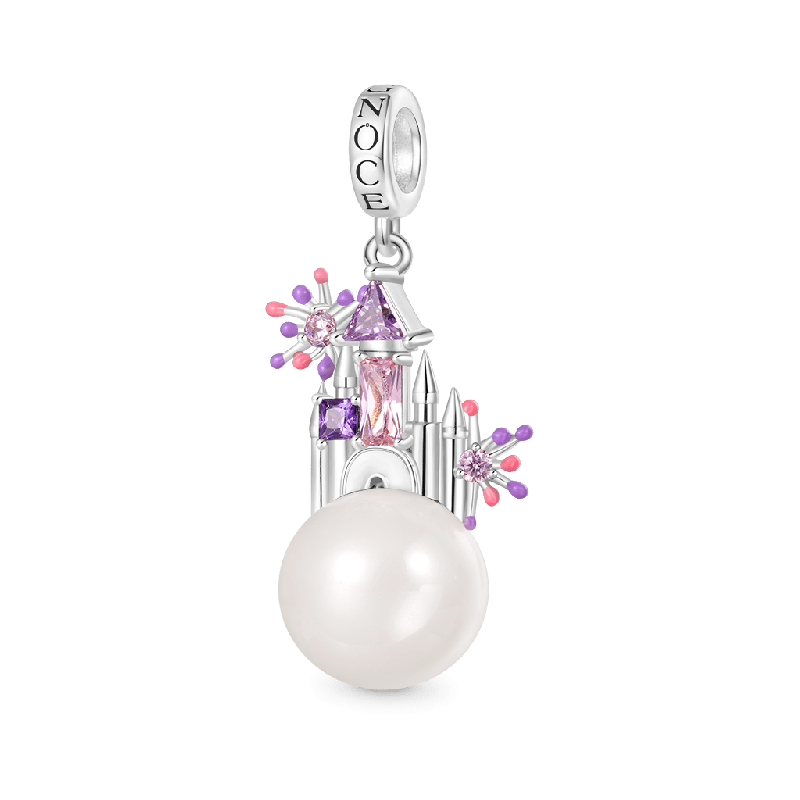 White Pearl Castle Pendant