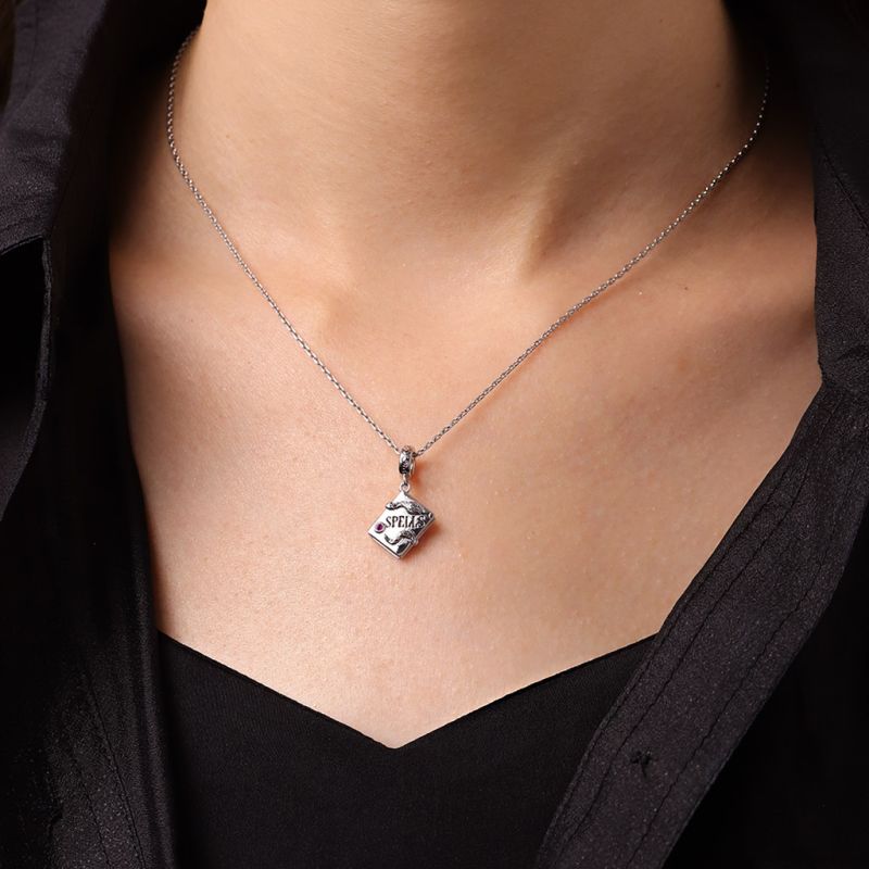 Magic Spell Book Pendant