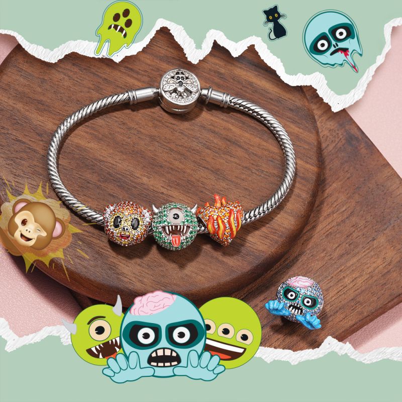 emoji Monkey Face Charm