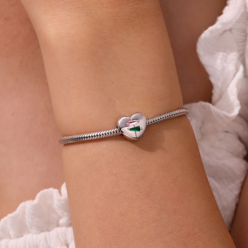 Stitched Heart Charm