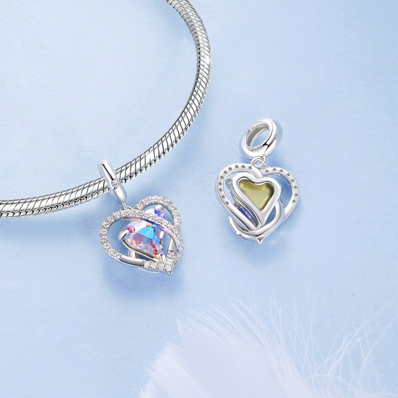 Intertwined Love Romantic Pendant