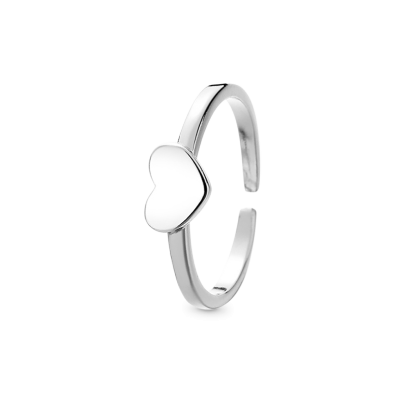 Vows of Love Heart Couple Rings