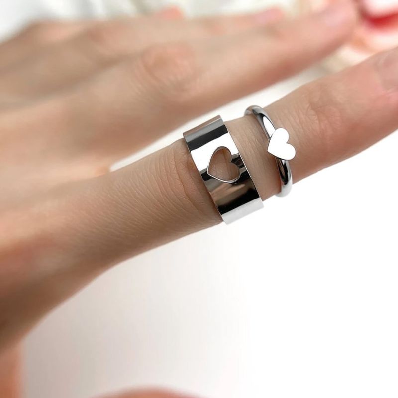 Vows of Love Heart Adjustable Womens Band