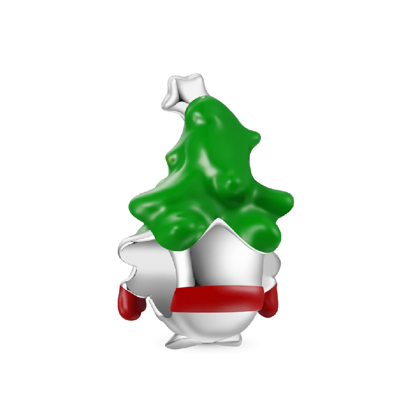 Christmas Tree Gnome Charm