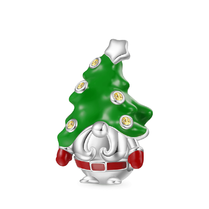 Christmas Tree Gnome Charm