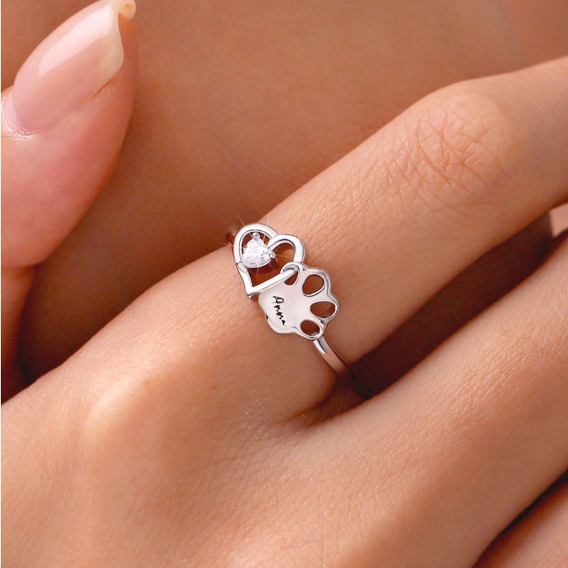 Love Pet Engravable Ring