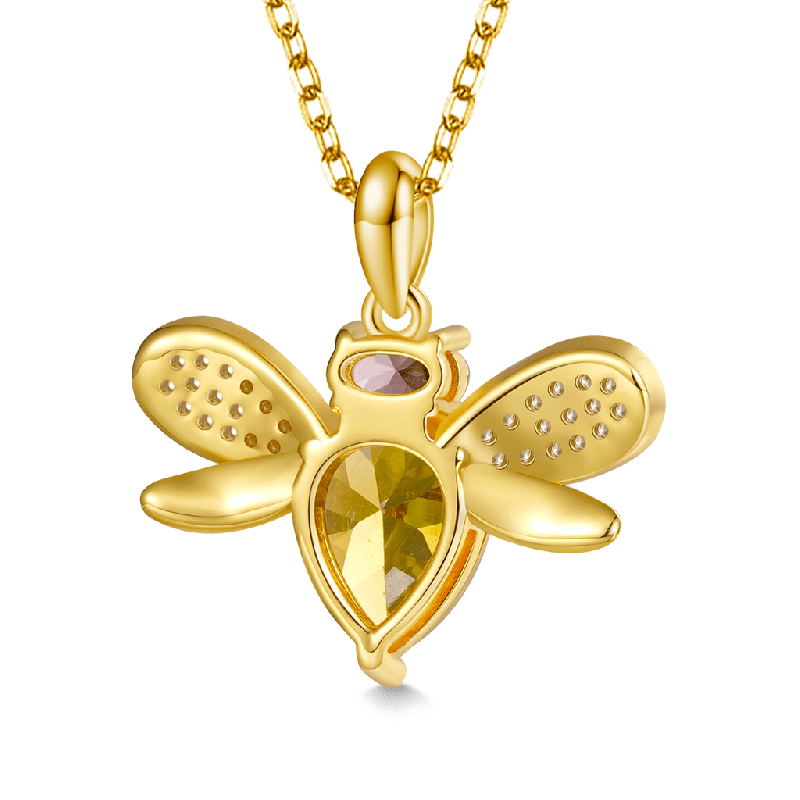 18K Gold Plated Bee Necklace
