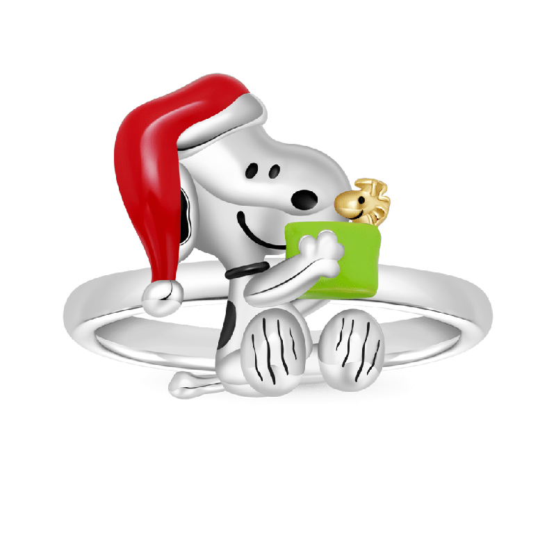 Peanuts Christmas Snoopy Ring