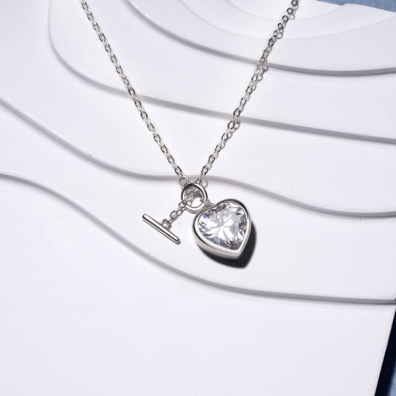 OT Buckle Heart Necklace