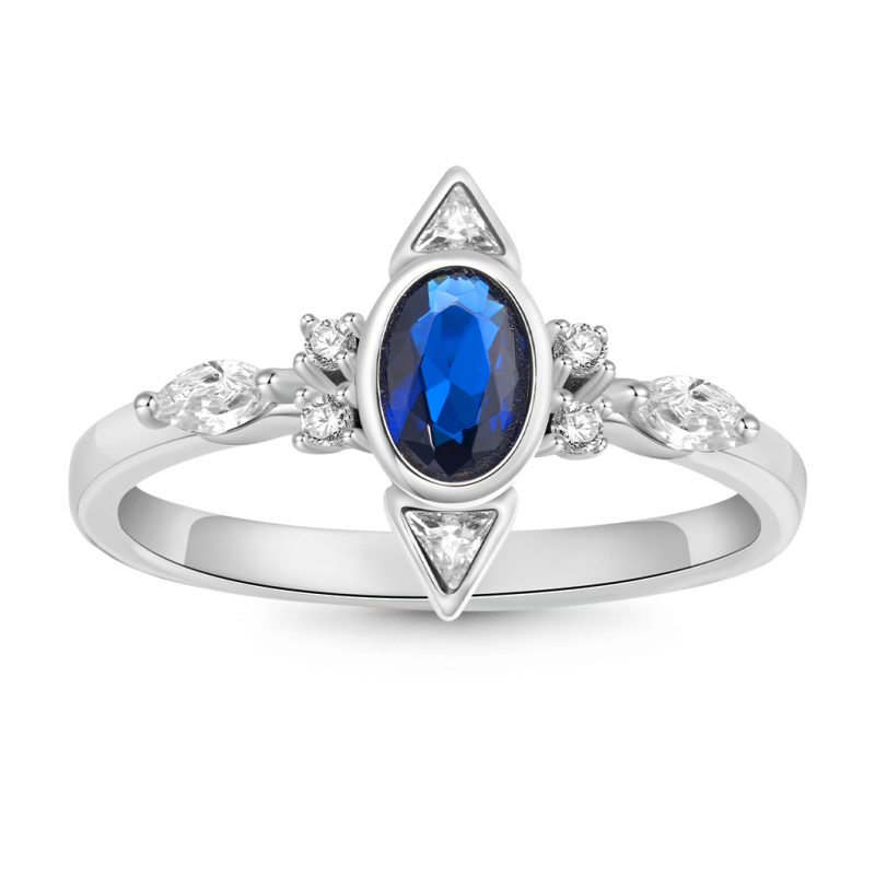 Vintage Blue Spinel Ring