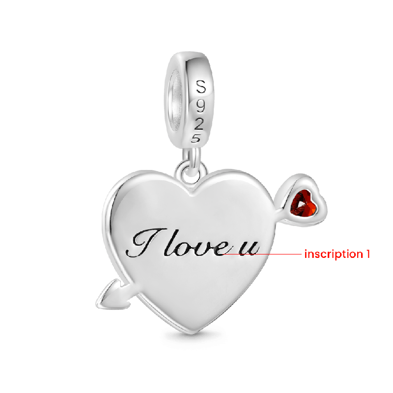 Personalized Love Heart Pendant
