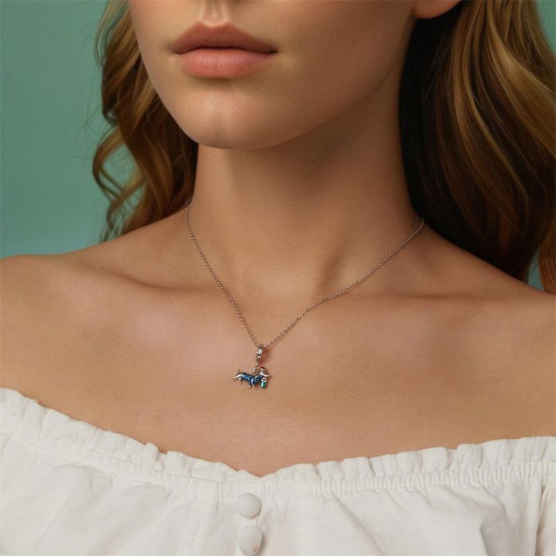 Christmas Dachshund Pendant