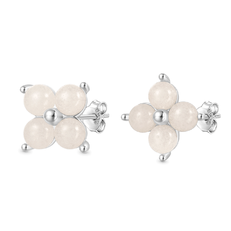 Glow-in-the-Dark Flower Stud Earrings