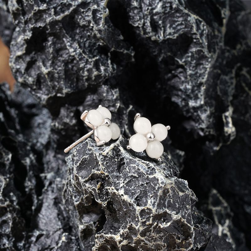 Glow-in-the-Dark Flower Stud Earrings