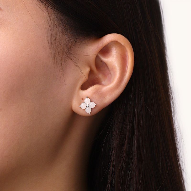 Glow-in-the-Dark Flower Stud Earrings