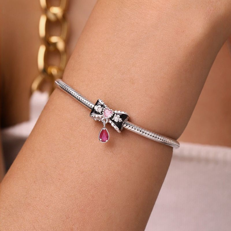 Romantic Vintage Bow Charm