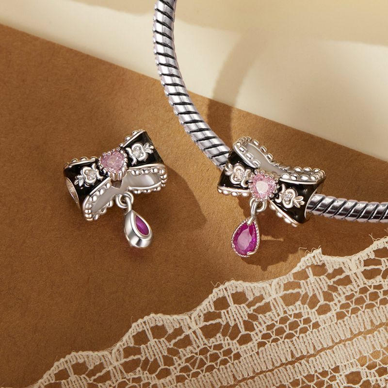Romantic Vintage Bow Charm
