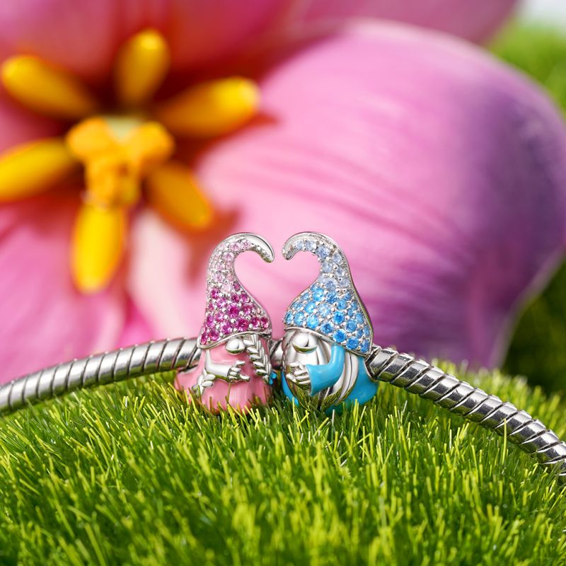 Valentines Gnome Boy Girl Charm