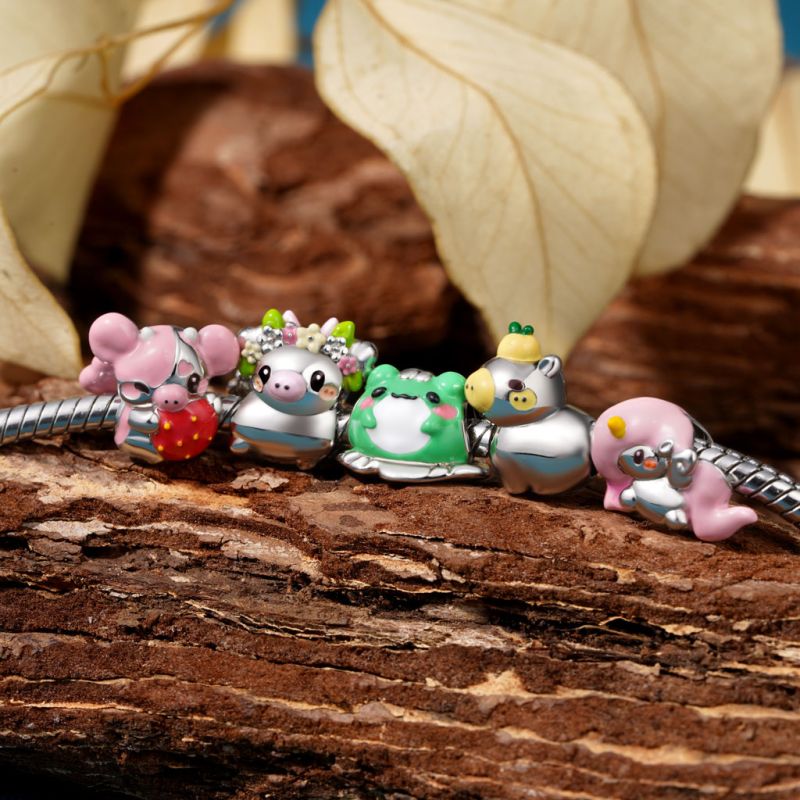 Matcha the Lucky Frog Charm