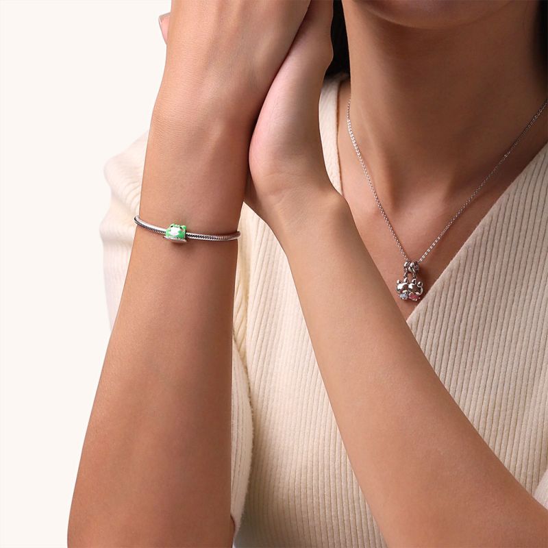 Matcha the Lucky Frog Charm