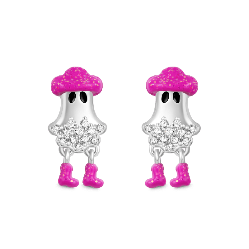 Halloween Cowboy Ghost Earrings