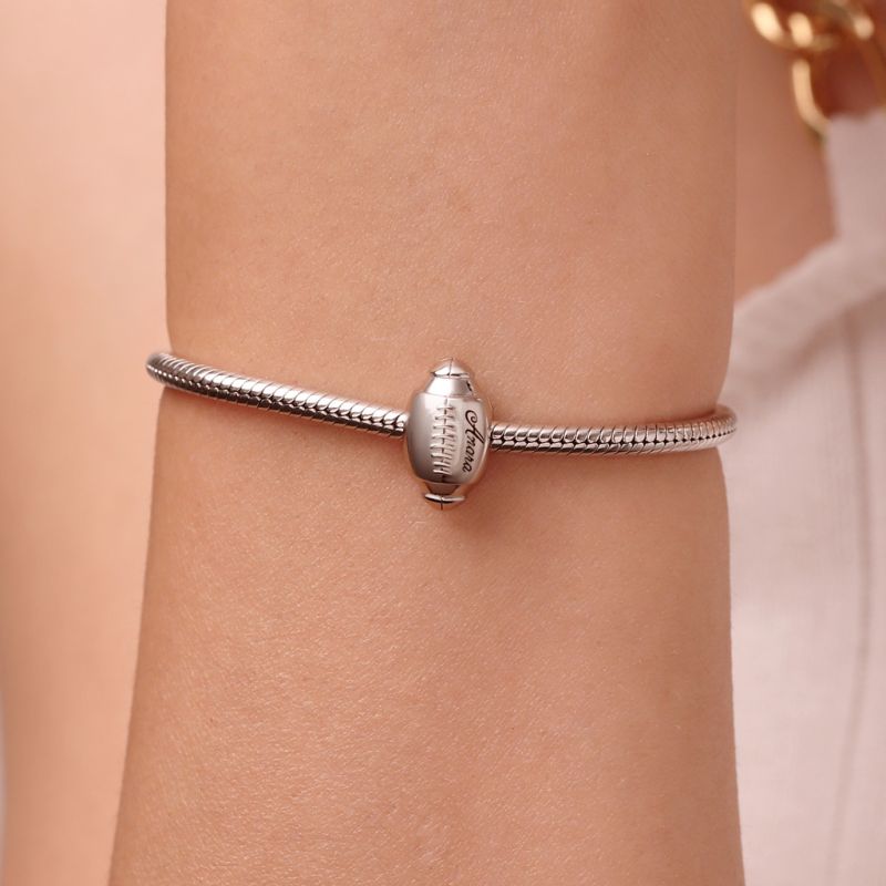 Sports Rugby Football Charm