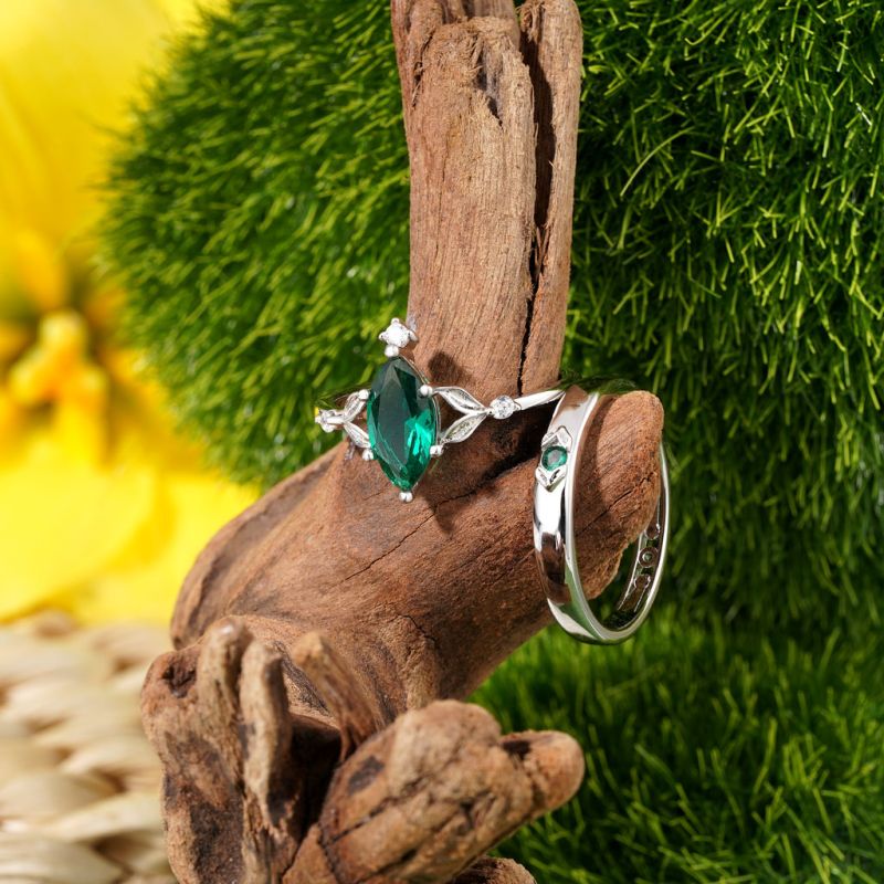 Paraíba Tourmaline Couple Rings