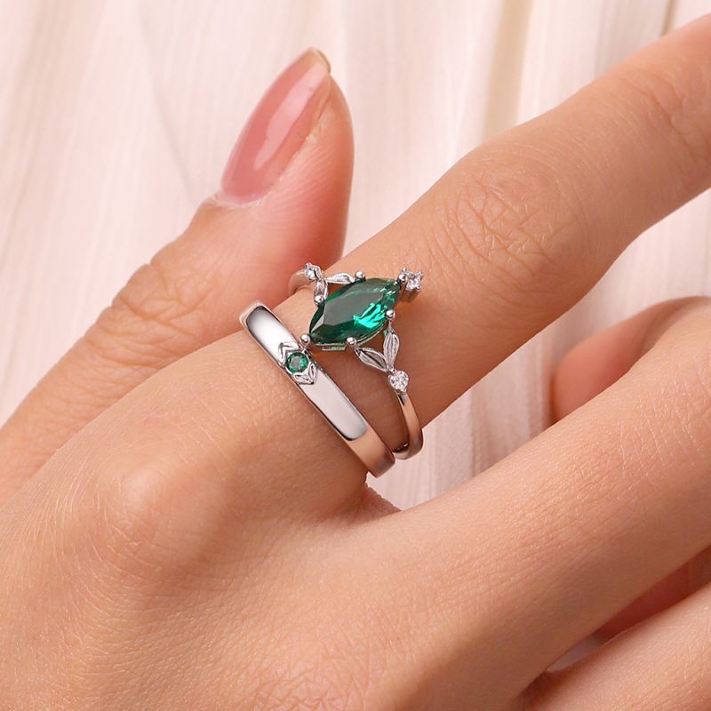 Paraíba Tourmaline Couple Rings