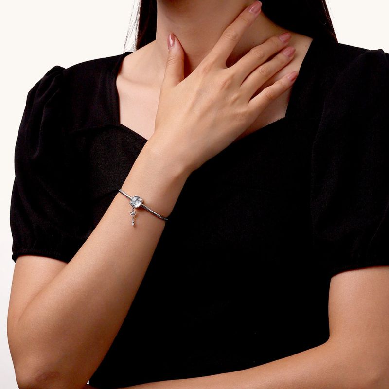 Crystal Snowflake Charm