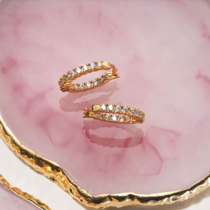 In and Out Hoop Earrings