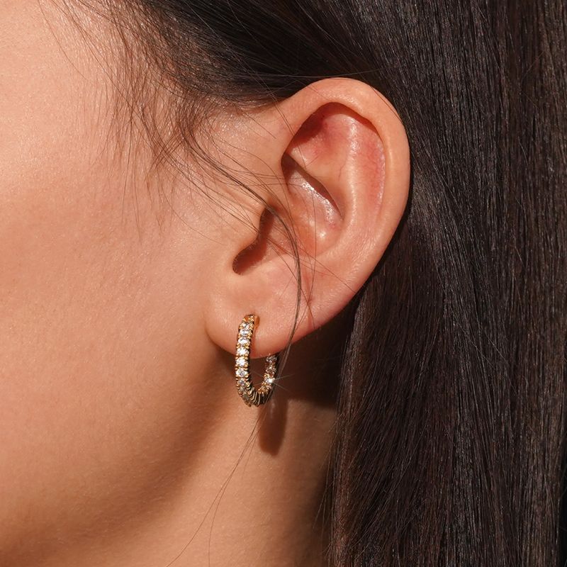 In and Out Hoop Earrings