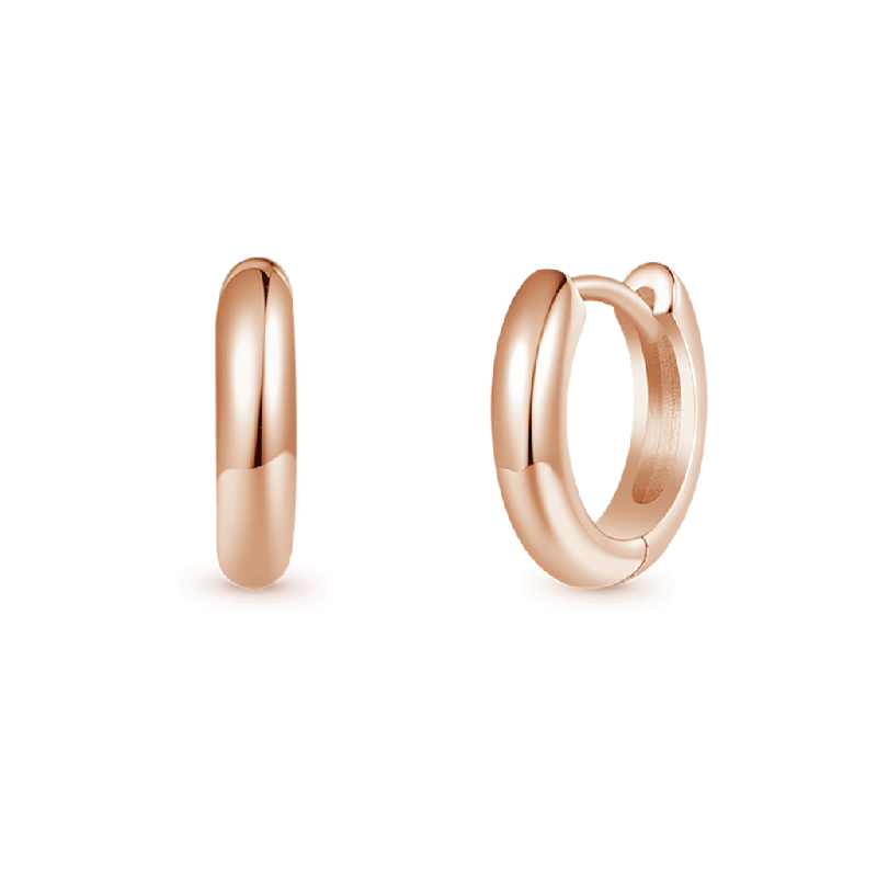 Hoop Huggie Earrings