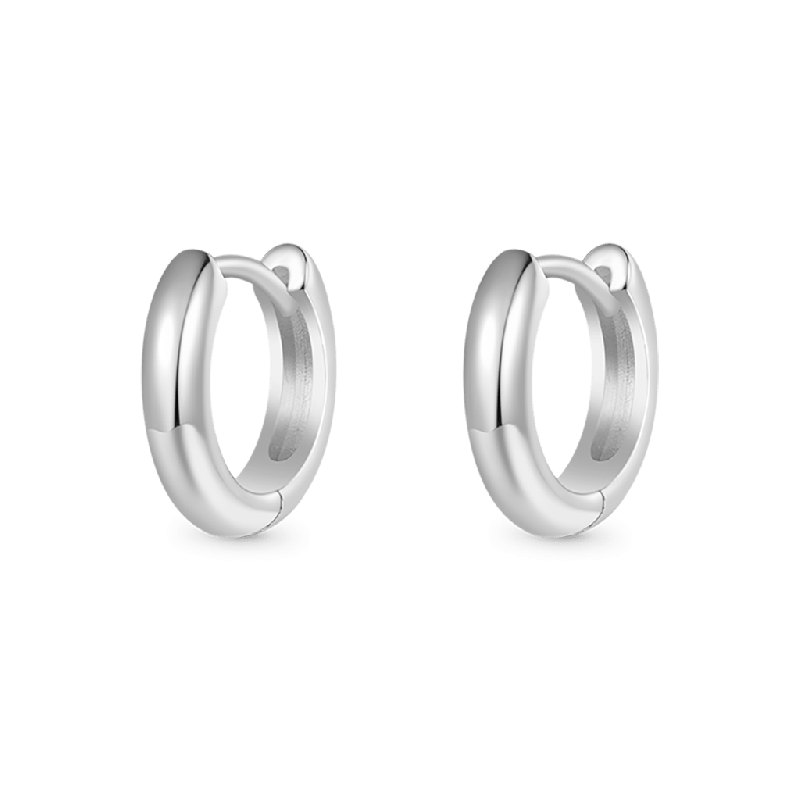 Hoop Huggie Earrings